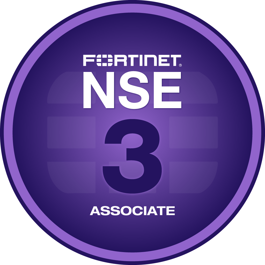 NSE 3 Certficate